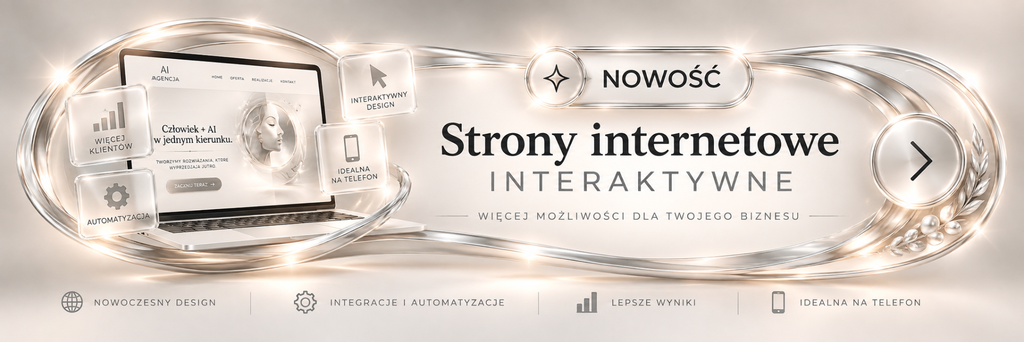 NOWOŚĆ — Strony internetowe INTERAKTYWNE